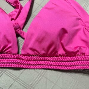 Swim wear pink bikini top size 14